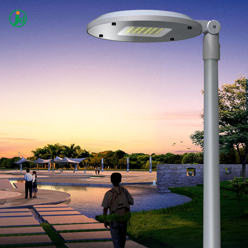  JD-G2101 Waterproof Aluminium Park Walkway Pole Light Motion Sensor Street Garden LED Garden Light