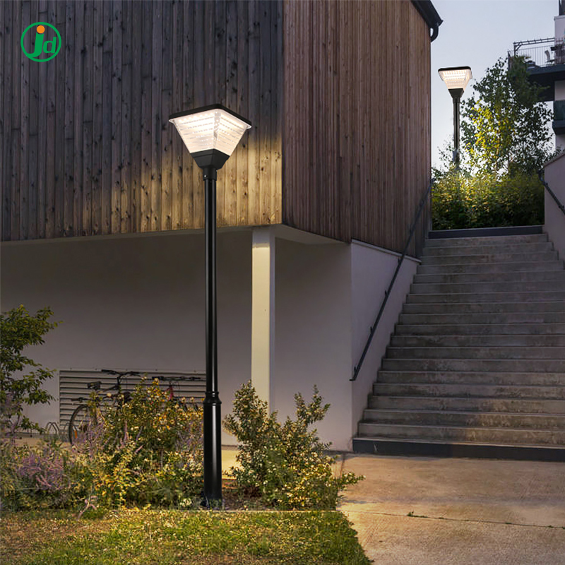 JD-SLG0890 Solar Garden Lights Outdoor Waterproof Post Top LED Lamp